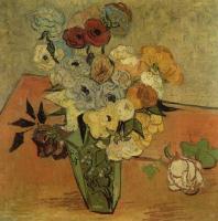 Gogh, Vincent van - Still Life, Vase with Roses and Anemones
